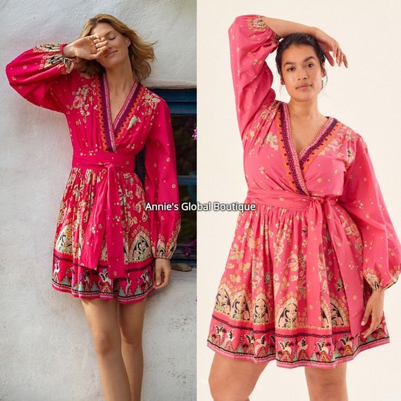 RARE NWT ANTHROPOLOGIE Raquel Floral Embroidered Beaded Mini Dress. Size 3X - Picture 11 of 16